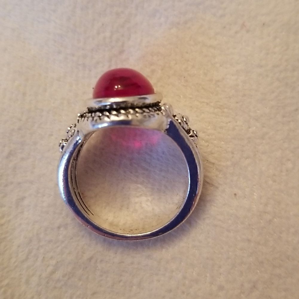 Ruby Red stone size 9 - Picture 8 of 10